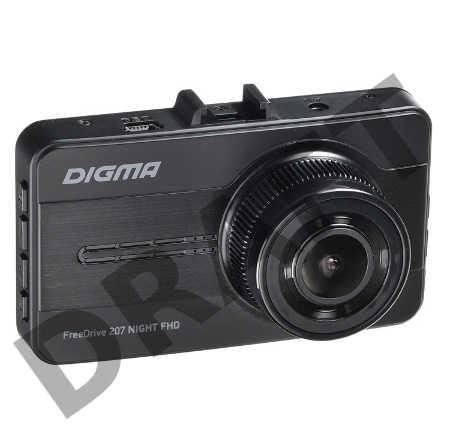 Видеорегистратор Digma FreeDrive 207 Night FHD черный 2Mpix 1080x1920 1080p 150гр. GP6248
