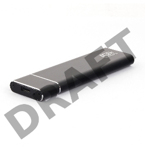 Внешний корпус AgeStar M.2 USB 3.0  NGFF (B-key) AgeStar 3UBNF5C (BLACK) , алюминий, серебристый