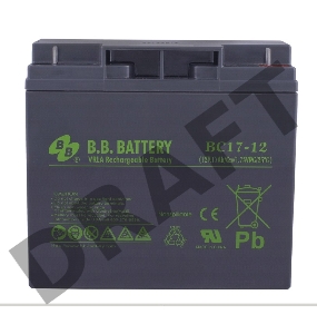 Батарея B.B. Battery BC 17-12 (12V 17Ah)