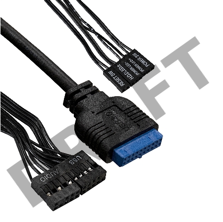 Корпус Miditower ExeGate CP-606U-AB600 (ATX, AB600 с вент. 8см, 1*USB+1*USB3.0, аудио)