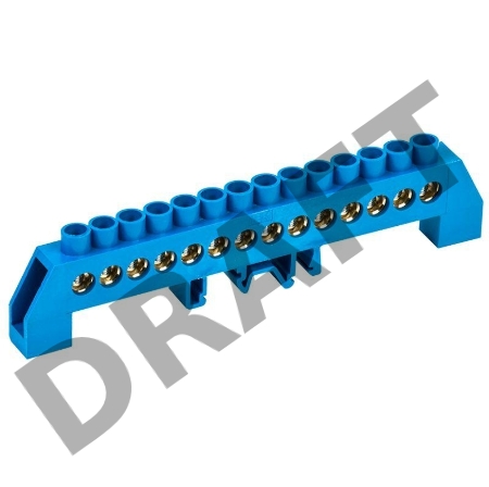 Шина нулевая в комб. DIN-изол. 