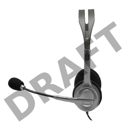 Гарнитура Logitech Headset H110 black (981-000472)