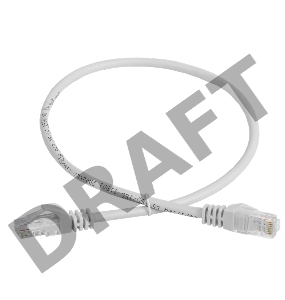 Шнур коммутационный кат. 5Е UTP 2м серый GENERICA