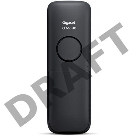 Трубка доп. Dect Gigaset CL660HX черный для CL660HX