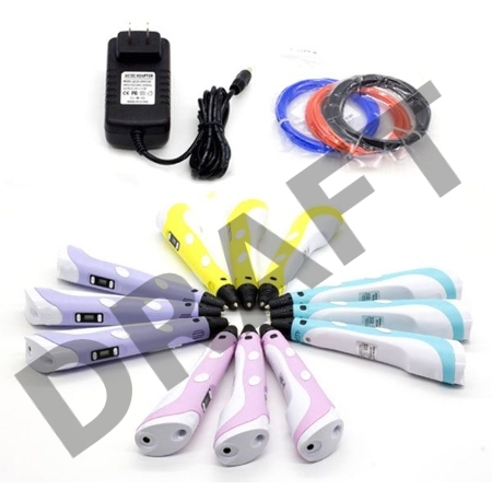 Ручка 3D Cactus CS-3D-PEN-A-PL PLA ABS LCD Фиолетовый