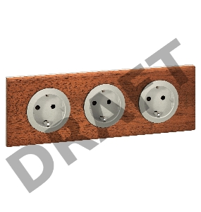 Панель лицевая Celiane для роз. с безвинт. зажим. титан Leg 068431