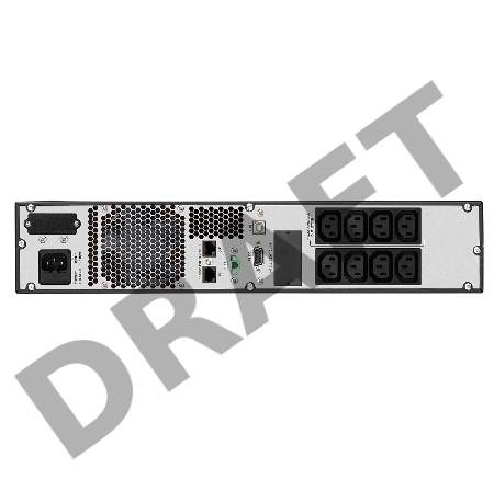 Источник бесперебойного питания CROWN Line Intractive CMUO-900-1.1K 1100VA/990W, корпус металл, TOWER&RACK, 2U, АКБ 2*12V/9AH, PF-0.9, AVR 152-290V, порт RJ-11/45+USB/RS-232, EPO, розетки 8*IEC С13, входной кабель 2 м, вентилятор охлаждения, автомат, слот