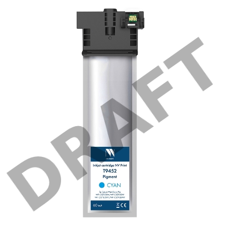 Струйный картридж NV Print T9452 Cyan для Epson WorkForce Pro WF-C5210DW, WF-C5290DW, WF-C5710DWF, WF-C5790DWF