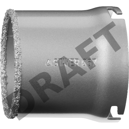 Коронка STAYER PROFESSIONAL 33345-67  кольцевая с карбидно-вольфрамовой крошкой d67мм
