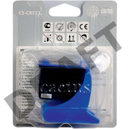 Картридж струйный Cactus CS-C8727 черный для №27 HP DeskJet 3320/3325/3420/3425/3520 (20ml)