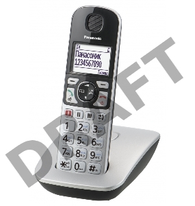 Телефон  DECT Panasonic Беспроводной телефон  DECT Panasonic/ Монохромный, серебристый