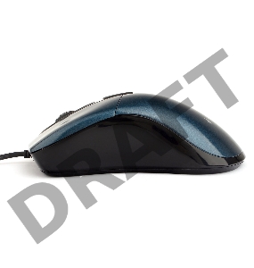 Мышь Gembird MOP-415-B, USB, синий, 3кн.+колесо-кнопка, 2400DPI кабель 1.4м