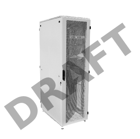 Шкаф коммутационный ЦМО ШТК-М-42.6.8-4ААА 42U 600x820мм пер.дв.перфор. задн.дв.стал.лист 2 бок.пан. направл.под закл.гайки 550кг серый