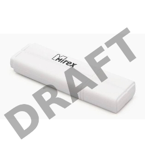 Флеш Диск 4GB Mirex Line, USB 2.0, Белый