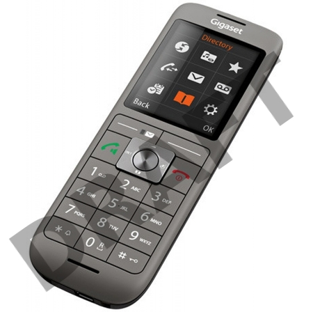 Трубка доп. Dect Gigaset CL660HX черный для CL660HX