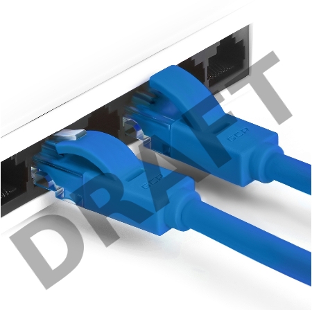 Патч-корд Greenconnect прямой 10.0m, UTP кат.5e, синий, позолоченные контакты, 24 AWG, литой, GCR-LNC01-10.0m, ethernet high speed 1 Гбит/с, RJ45, T568B Greenconnect Патч-корд прямой 10.0m, UTP кат.5e, синий, позолоченные контакты, 24 AWG, литой, GCR-LNC0