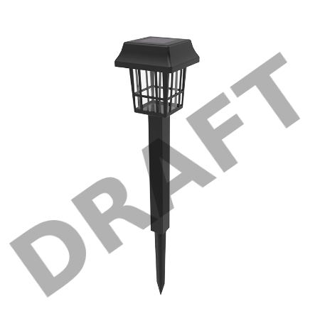 Садовый светильник на солнечной батарее (SLR-LND-35)  LAMPER