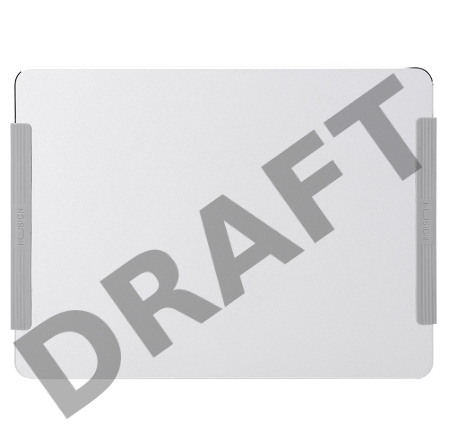 Коврик для мыши Deli NuSign NS816 серебристый