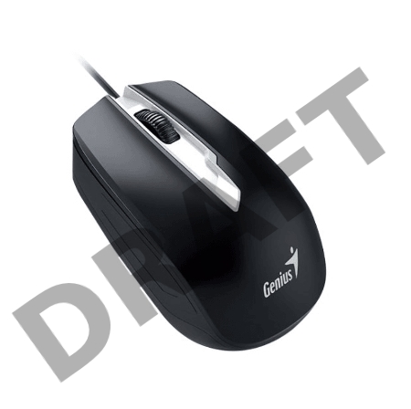 Мышь Genius DX-180, USB, чёрная, оптическая