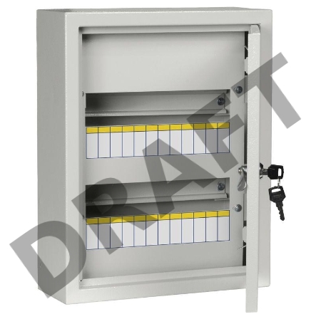 Корпус металлический ЩРн-24з-1 36 УХЛ3 IP31 ИЭК MKM14-N-24-31-Z