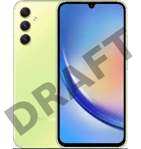Смартфон Samsung Galaxy A34 SM-A346E 5G 128Gb 6Gb зеленый лайм моноблок 3G 4G 6.6