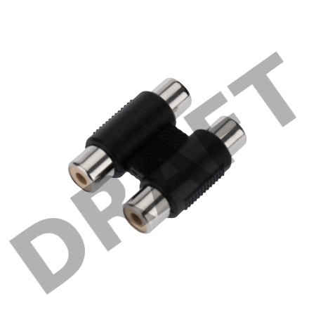 Переходник 2 гнезда RCA - 2 гнезда RCA, бинокль REXANT