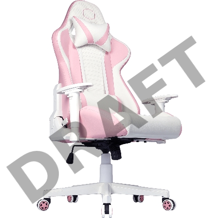 Кресло Caliber R1S Gaming Chair PINK&WHITE