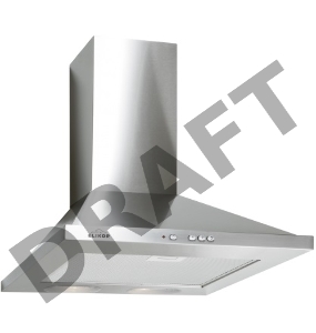 Вытяжка каминная Elikor Оптима 60Н-400-К3Л нержавеющая сталь управление: кнопочное (1 мотор)