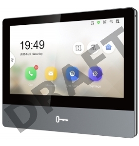 Видеодомофон Hikvision DS-KH8350-TE1 серебристый