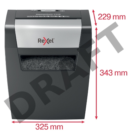 Шредер Rexel Momentum X406 (секр.P-4)/фрагменты/6лист./15лтр./скобы