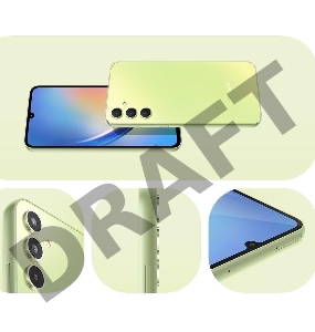 Смартфон Samsung Galaxy A34 SM-A346E 5G 256Gb 8Gb зеленый лайм моноблок 3G 4G 2Sim 6.6