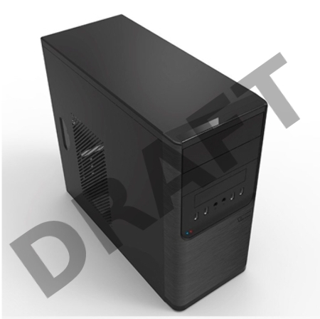 Корпус InWin POWERMAN ES701BK USB 3.0 (Mini Tower, mATX, 450W PM-450ATX, USB 3.0x2, USBx2 + Audio, черный) <6120258>