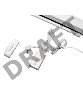 Экран 300x300см Motoscreen 1:1 настенно-потолочный рулонный (моторизованный) 167' фибергласс