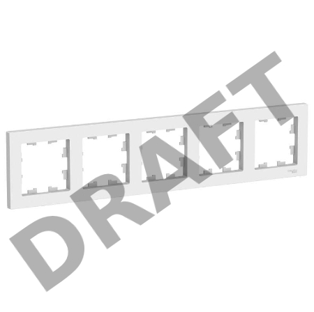 Рамка 5-м ATLAS DESIGN универс. бел. SchE ATN000105
