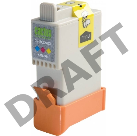 Картридж струйный Cactus CS-BCI24CL цветной для Canon S200/ S200x/ S300/ S330/ S330 Photo (12,6ml)