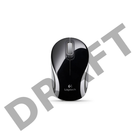 Мышь (910-002731) Logitech Wireless Mini Mouse M187, Black NEW