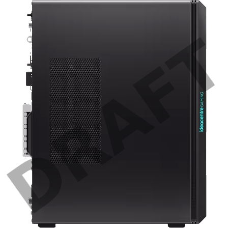 Персональный компьютер Lenovo IdeaCentre Gaming 5 17IAB7  Intel Core i5 12400F(2.5Ghz)/8192Mb/512SSDGb/noDVD/Ext:nVidia GeForce RTX3050(8192Mb)/BT/WiFi/war 1y/7.55kg/black/noOS + 500W, RU kbd, mouse USB