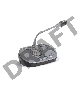 Пульт [F01U009520] BOSCH [DCN-DISV-D] : с панелью для голосования, темный корпус