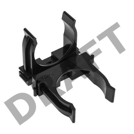 Крепеж-клипса для монтажного пистолета Ø 40 мм, черная (25 шт/уп) REXANT