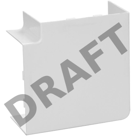 Поворот на 90 град. КМП 15х10 ЭЛЕКОР (уп.4шт) ИЭК CKMP10D-P-015-010-K01