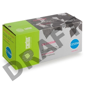 Тонер Картридж Cactus CS-CC533A пурпурный для HP Color LaserJet CP2025/CM2320mfp (2800стр.)