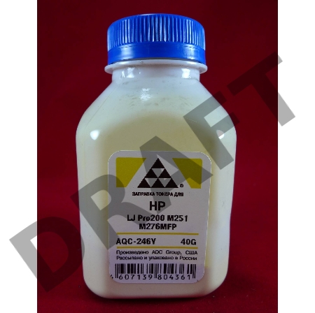 Тонер HP LJ Pro200 M251/M276MFP Yellow, (фл.40г.) AQC фас. Россия