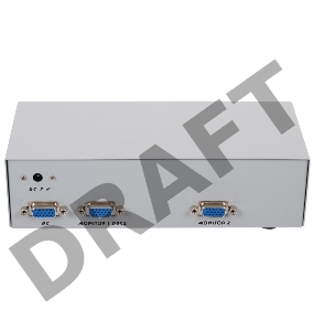 Разветвитель GVS122  Разветвитель сигнала VGA на 2 монитора (Gembird)    