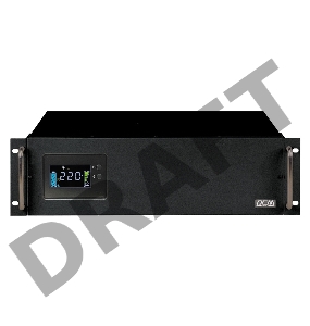 Источник бесперебойного питания Powercom King Pro RM KIN-2200AP LCD 1320Вт 2200ВА черный