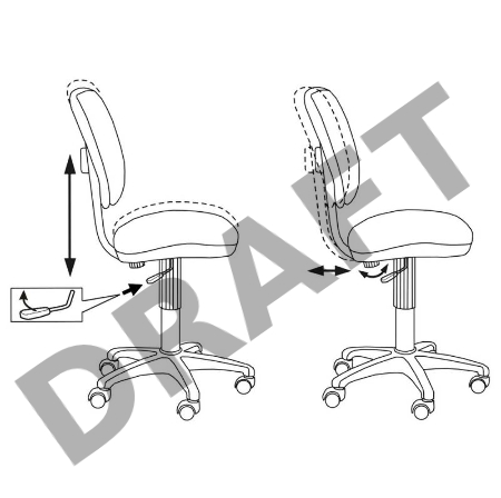 Кресло Бюрократ CH-204NX/26-291 оранжевый 26-29-1