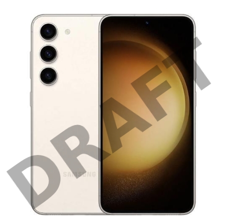 Смартфон SAMSUNG SM-S911B/DS 256 Гб RAM 8Гб бежевый Наличие WiFi Наличие 3G LTE Наличие 4G 5G OS Android 13/Screen 6.1