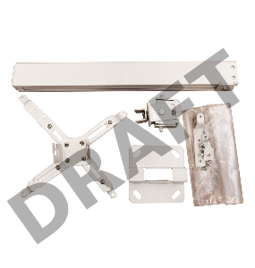 Крепление для проектора, с квадратной штангой, от потолка 30-50см, цв. белый