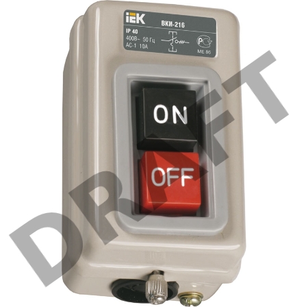 Выключатель ВКИ-211 6А 230/400В IP40 ИЭК KVK10-06-3
