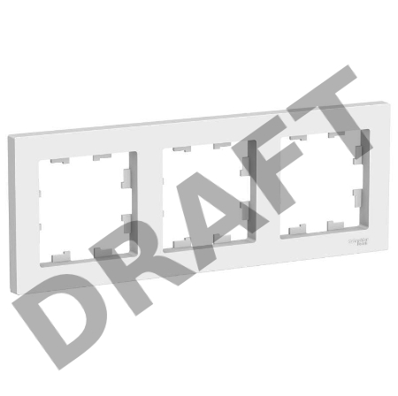 Рамка 3-м ATLAS DESIGN универс. бел. SchE ATN000103