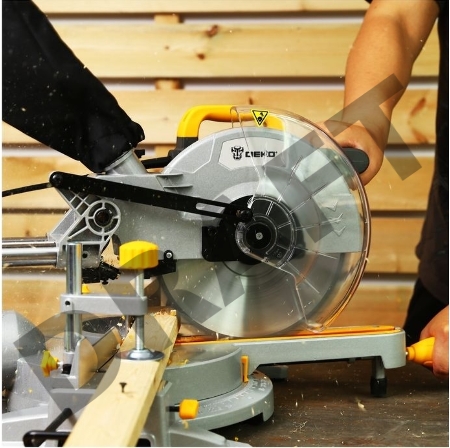 Торцовочная пила Deko DKMS2200-255 Laser 2200Вт 4500об/мин d=255мм